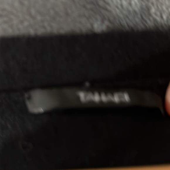 Tahari Long Sleeve Cardigan with neck Detail - Picture 5 of 8